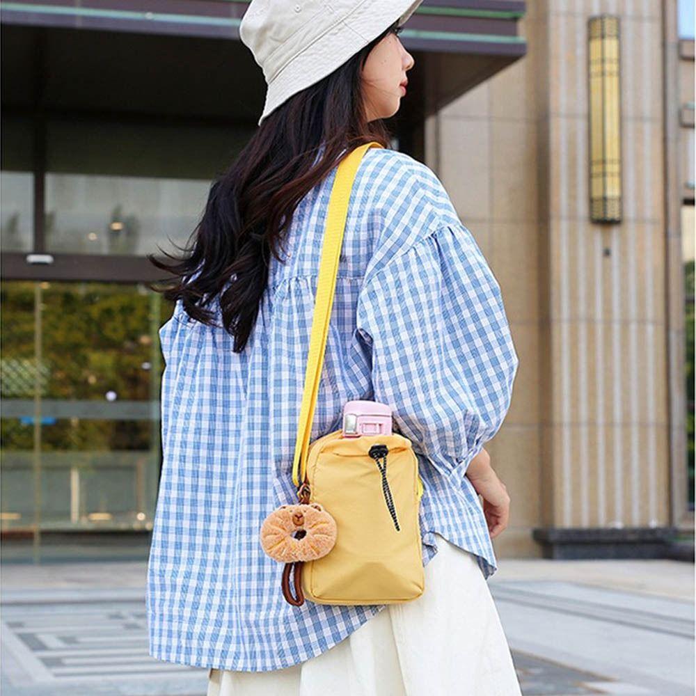 Korean Style Crossbody Water Bottle Bag Waterproof Water Bottle Carrier Bag Travel