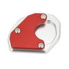 Motorcykel Sidostöd Förstorad Platta Aluminiumlegering Röd Ersättning för Trident 660 2021+
