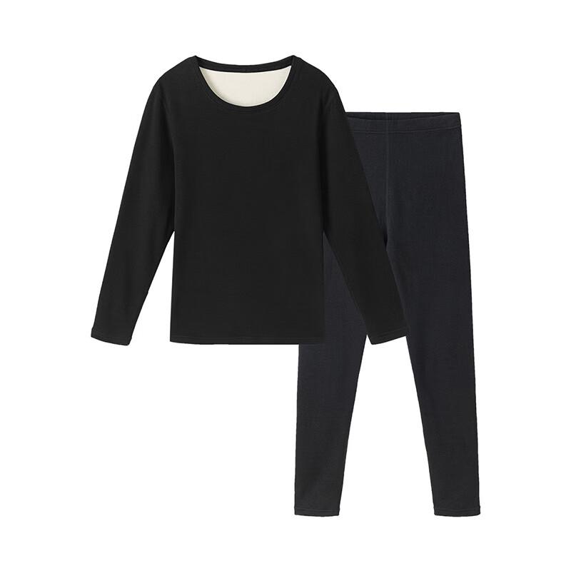 Fenteng Women's Thickened Fleece Thermal Underwear Set