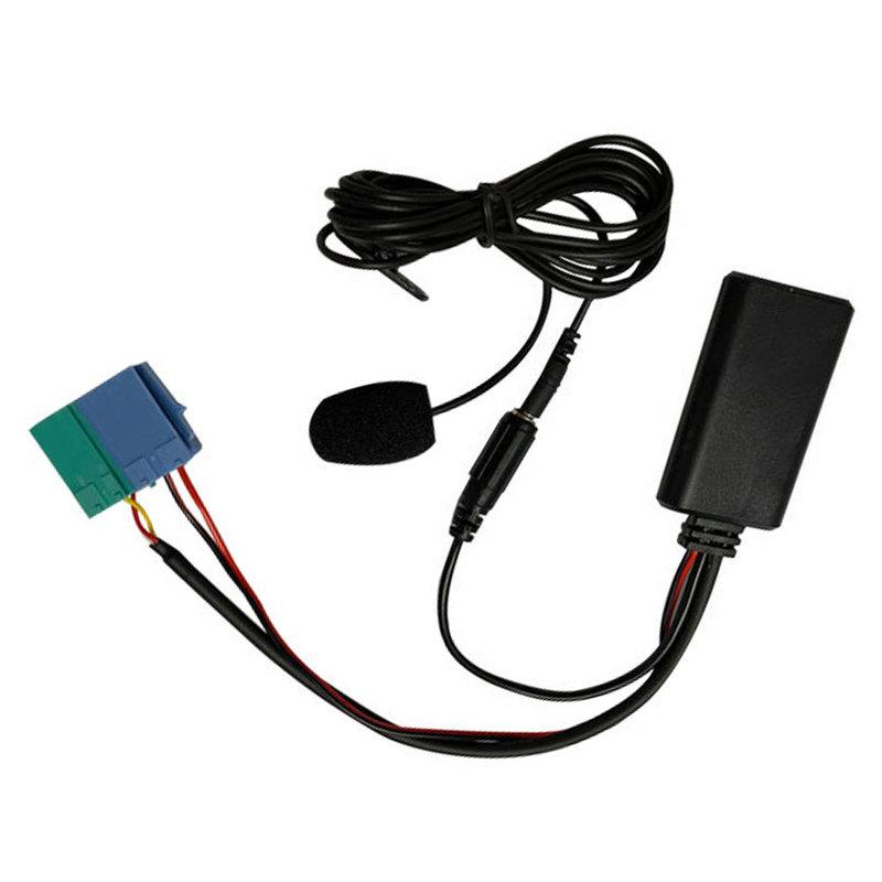 Car Bluetooth Module AUX Audio Cable Adapter MIC Handsfree MINI ISO 6Pin AUX Cable For Renault Updatelist Radio 2005-2011