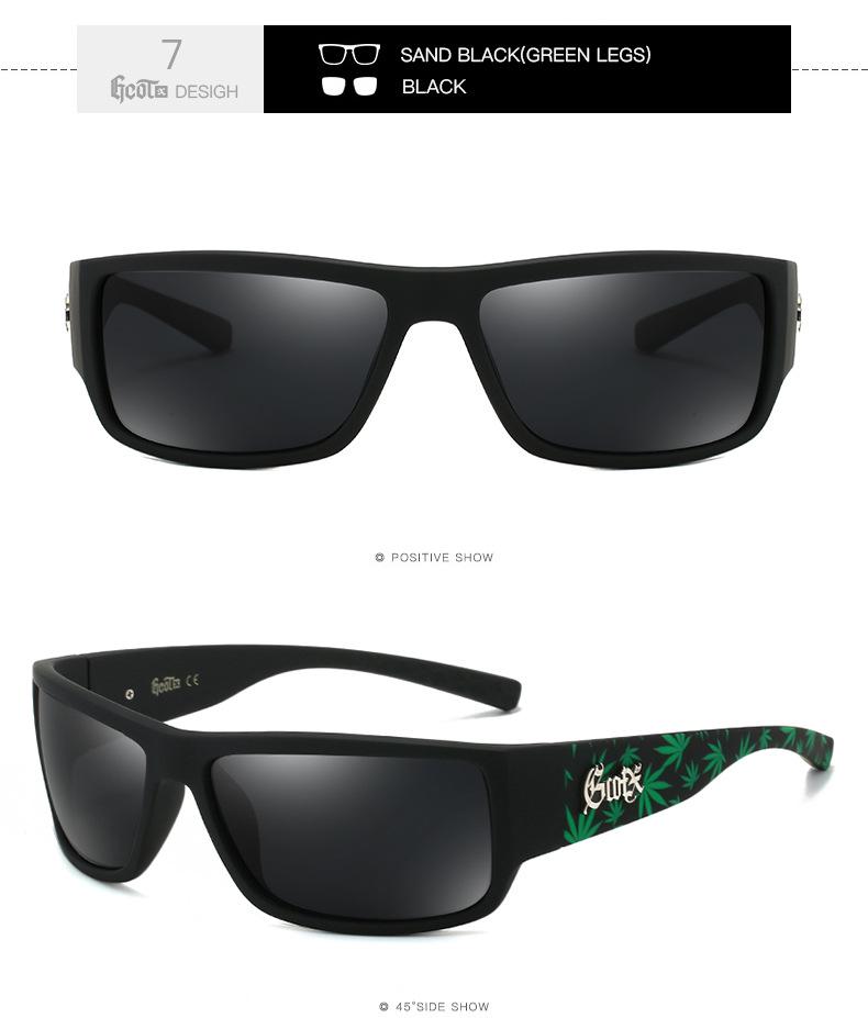 Óculos de Sol Polarizados GCOTX Estilo Chicano Biker G623