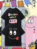 Les Barbapapa T-shirt Polyester Materiaal Goedkope Kinderkleding Casual Ronde Hals Klassieke Vintage Stijl Grafische T-shirts