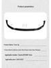 Toyota GR Yaris Carbon Fiber Front Bumper Lip Splitter Chin Diffuser Modification