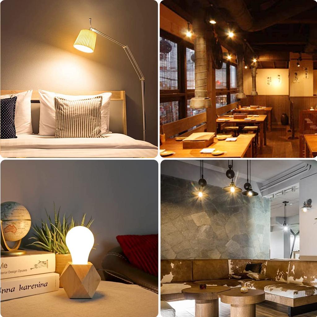 HXWY 6W E17 LED Bulb, E17 Base, Dimmable, Equivalent to 60W Incandescent Bulb, Energy Saving, High Brightness, Wide Beam Angle, 700LM, 100V, PSE