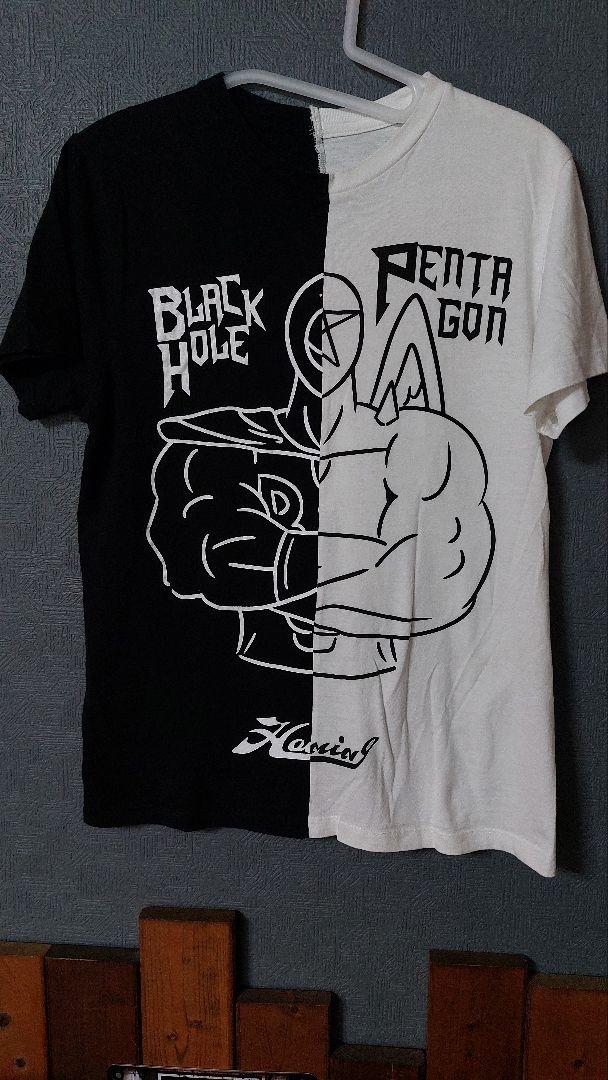 

[Б/У] Футболка Haomin Kinnikuman Черная дыра Пятиугольник