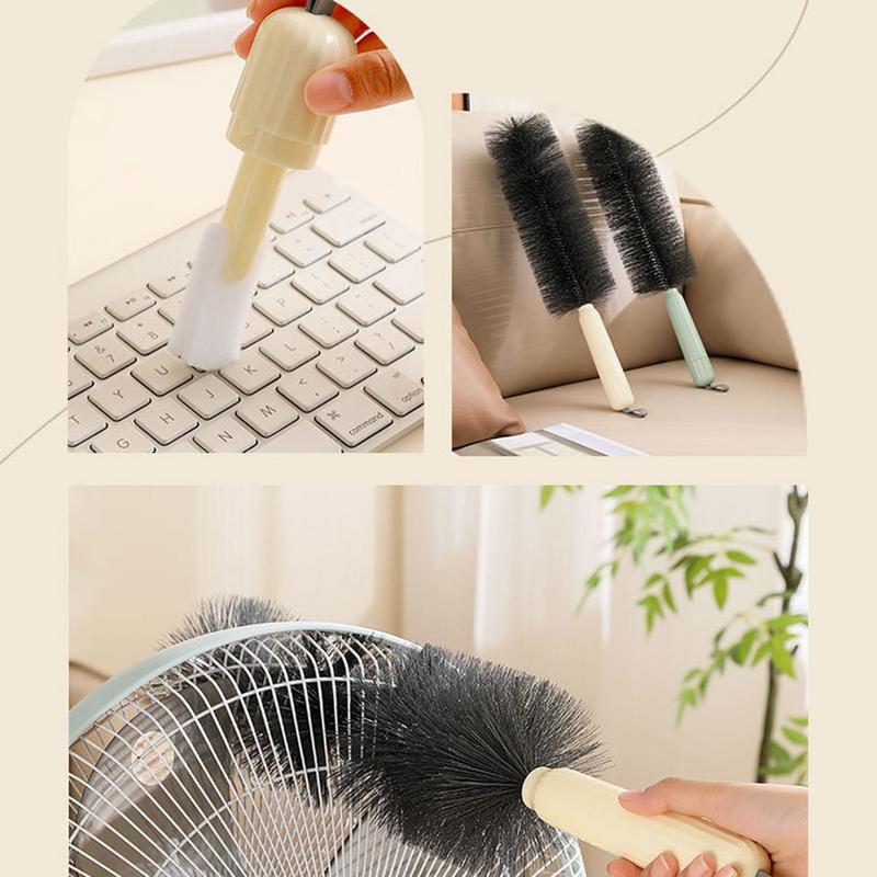 Floor Fan Cleaning Brush Fan Dust Removal Brush Flexible Thicken Fine Bristle Brush Air Conditioner With Hang Rope Sponge Brush