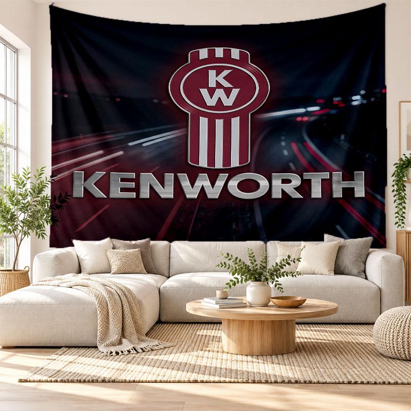 Kenworth Wall Tapestry, Soft Fabric Wall Hanging, Decorative Backdrop For Bedroom Home Wall Art
