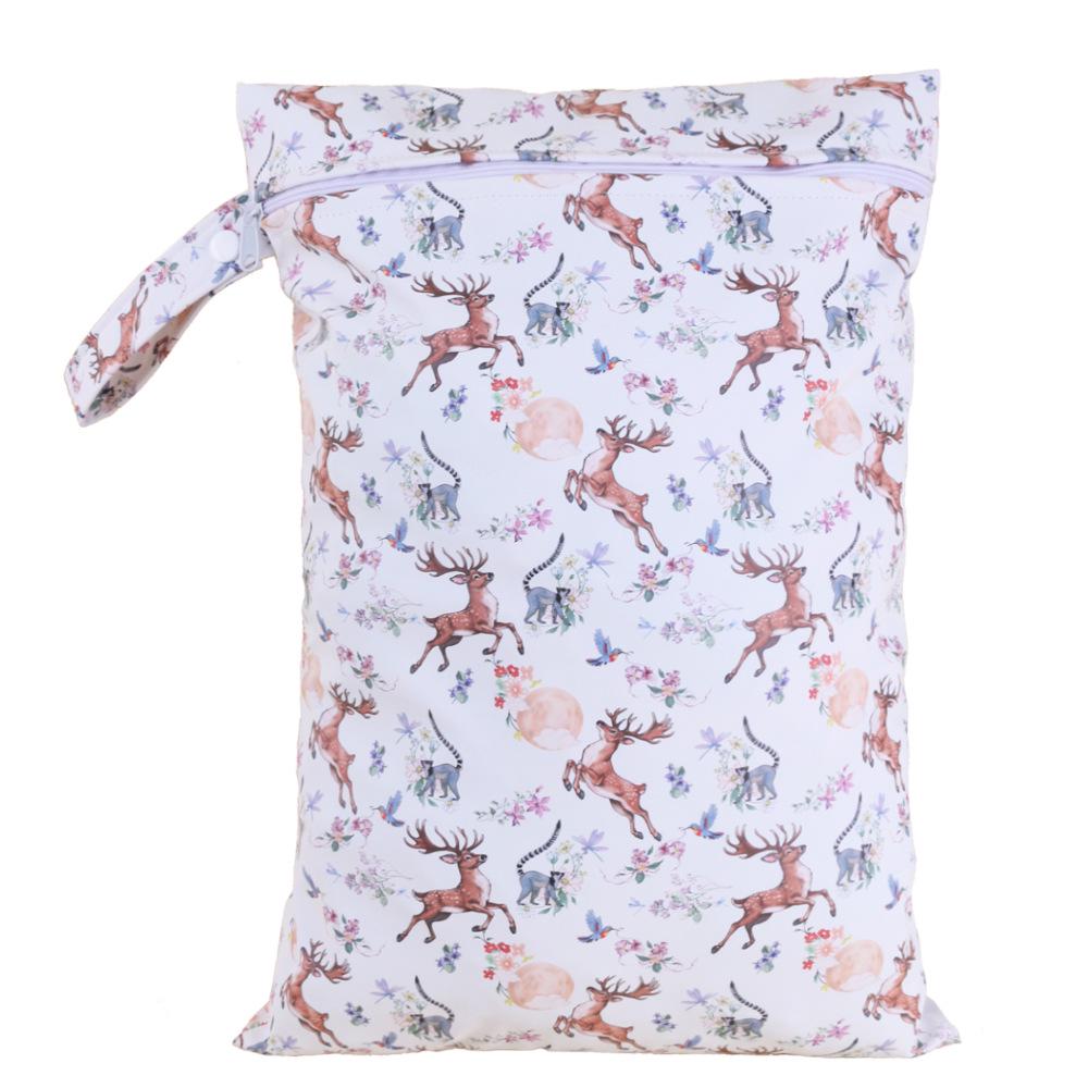 Recycled PU Travel Storage Bag with Separate Compartment for Clothing & Toiletries