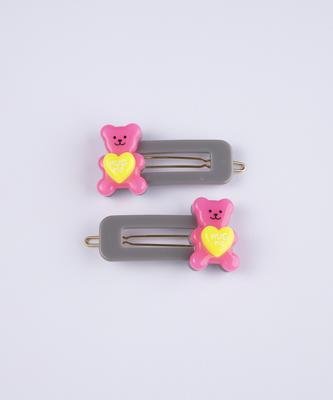 My Boo My Teddybear Hairpin - Pink