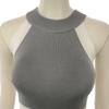 GRAXIA Cabaret Midi Knit American One Size Fits Perfect for Hostess and Lounges Dress, Dress, Dress, Sleeve, Sleeveless, Knee-Length, Beige, Most,