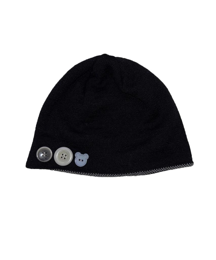 Tansanmageunesyum Jacquard Button Beanie