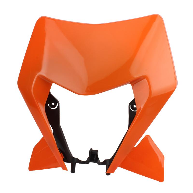 For KTM EXC 300 2024 Motorcycle Headlight Housing Fairing SX SXF XCF 125-500 Motocross Light Plastic Plate Replace Accessories