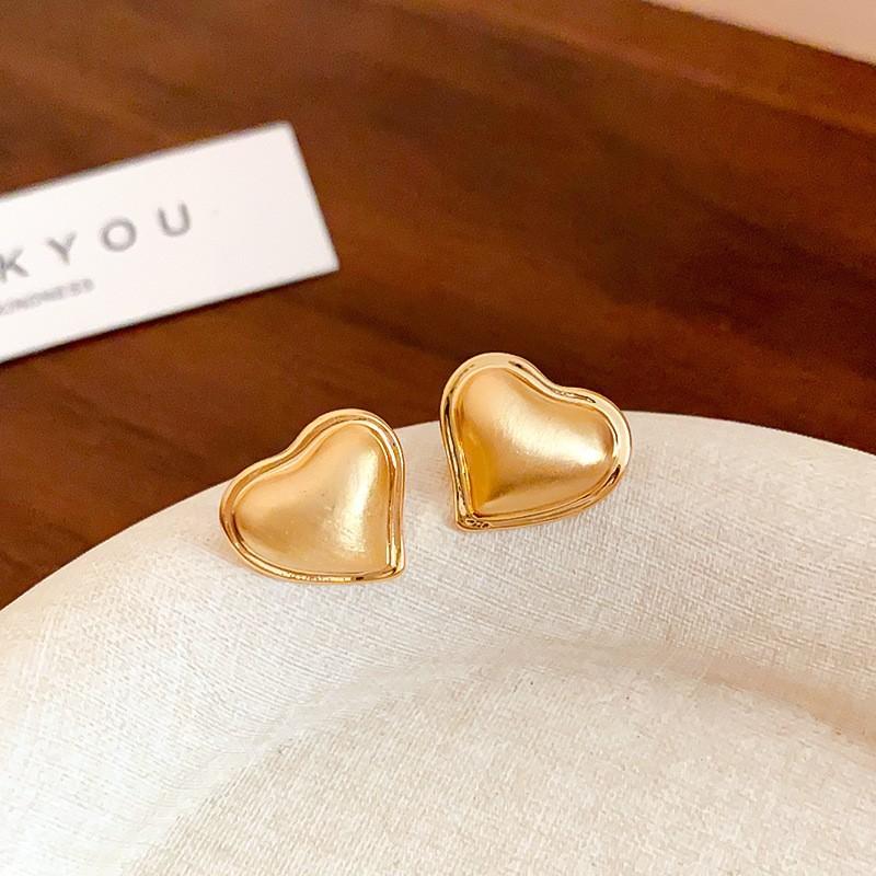 Metal smooth geometric earrings casual simple versatile earrings earrings women