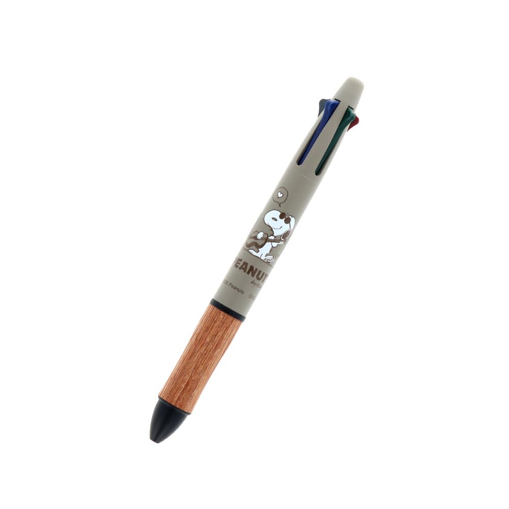 Schreibwaren Snoopy Grip Joe Cool Mehrfarbiger Kugelschreiber und Mechanischer S4659392 Sun-Star Goods, Dr. 4+1 Bleistift,
