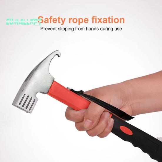 Camping Hammer with Stake Puller Ergonomic Handle Rustproof Corrosion Resistant Outdoor Tent Hammer Camping Supplies