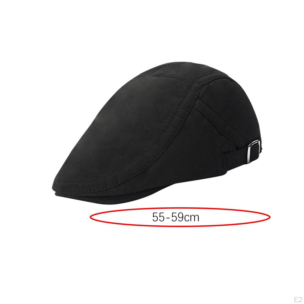 Beret Cabbie Hat Head Warmer Ivy Cap Adjustable Breathable Newsboy Women Men Flat for