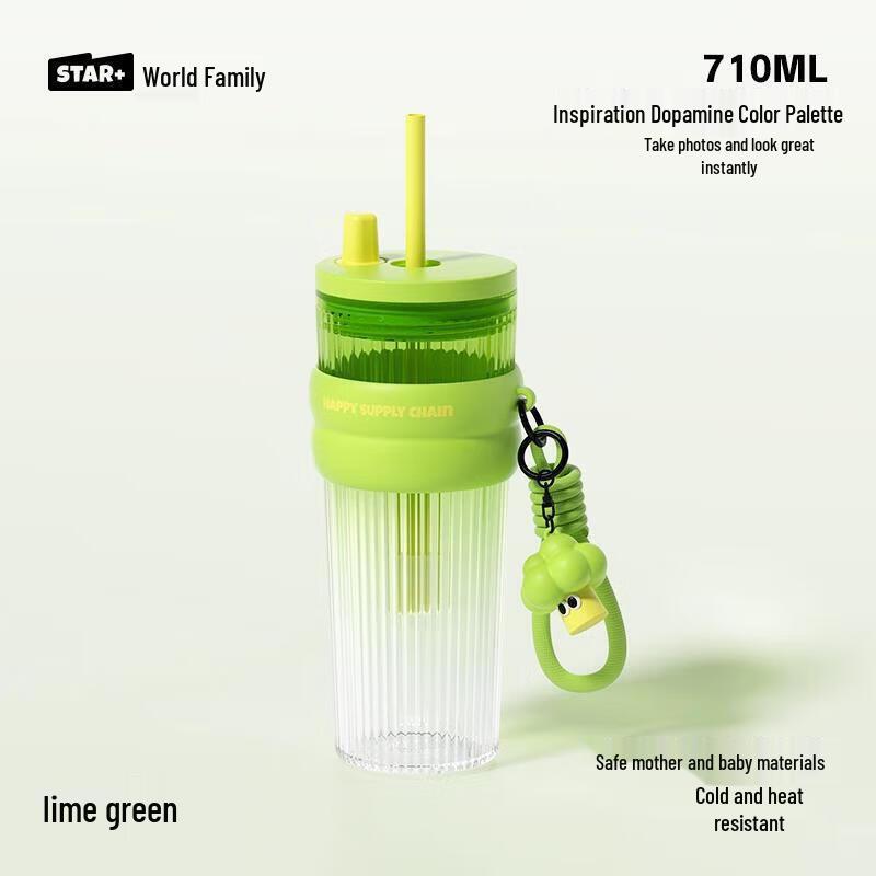 Shidajia Dream Aurora Straw Sports Water Bottle
