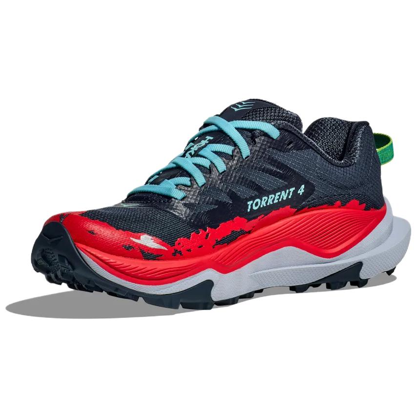HOKA Torrent 4 Stormy Skies Cerise Men Sneakers Blue 1155115-SSC