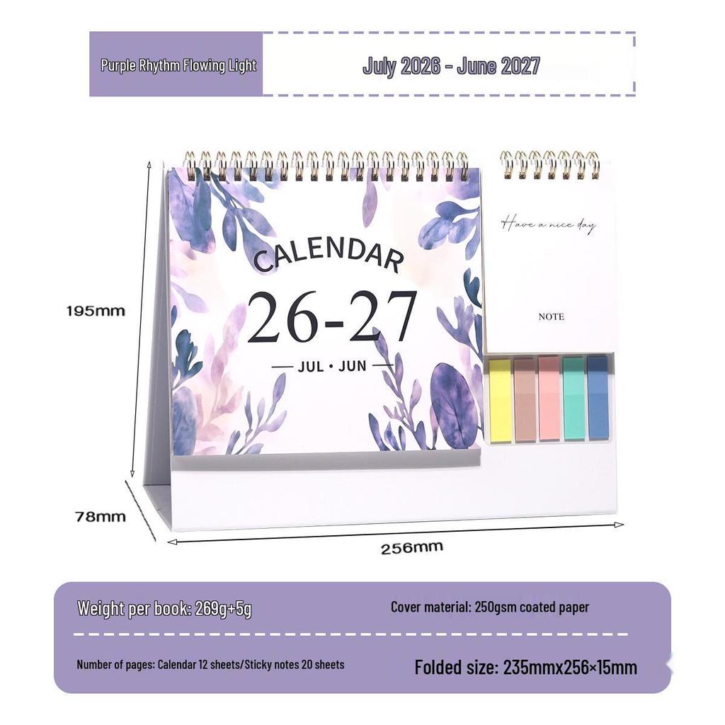 2026 Multifunctionele Bureaukalender: Creatief bureau-ornament van hoge waarde en aangepaste dagelijkse planner