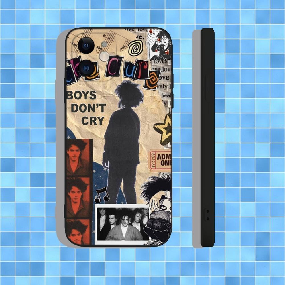 The Robert C-CureS Smith Phone Case For iPhone 16,15,14,13,12,11,Pro,Max,Plus,X,XS,XR,SE,8,7,Mini,Soft Silicone Black Case