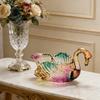 Glass Crystal Candy Plate,Decorative Candy Dish Glass Crystal Candy Bowl Nut Cookie Fruit Bowl Jewelry Tray for Women