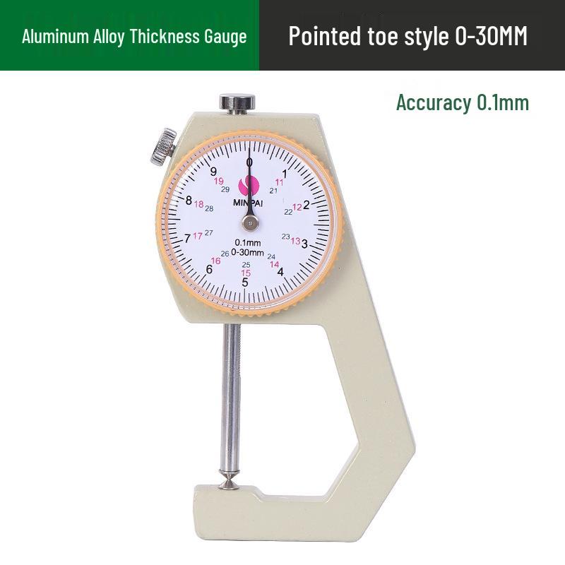 High Precision Digital Micrometer: Steel Pipe & Flat/Bent Pointed Head Thickness Gauge
