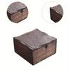 1pc Wood Jewelry Box Keepsake Box Decorative Antique Watch Box Jewelry Storage Box Trinket Organizer for Charms