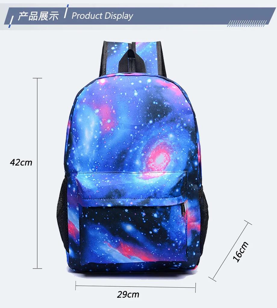 Anime Fairy Tail Backpack Shoulder Bags Pencil Case 3pcs/set Boys Girls Casual Schoolbag Men Travel Knapsack Back To School Gift