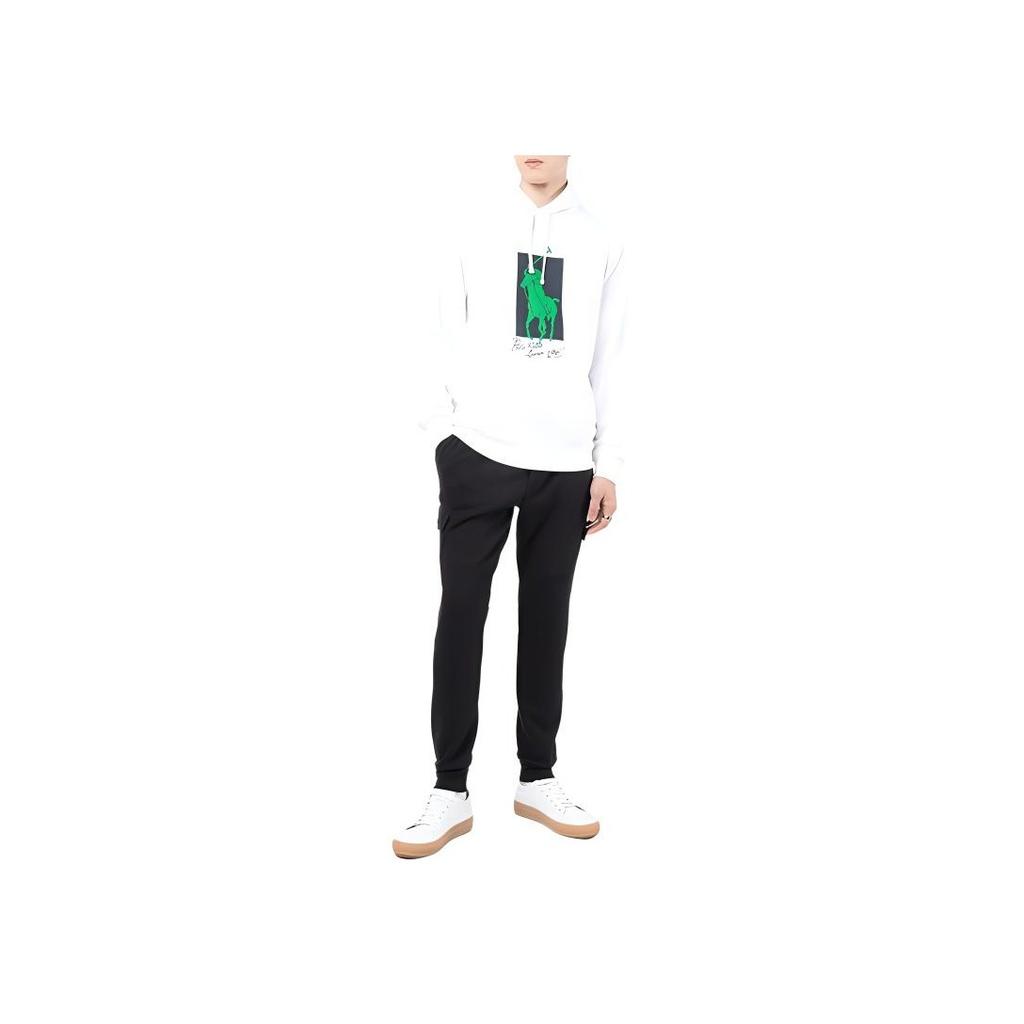 Polo Ralph Lauren SS22 Solid Color Slim Fit Sports Pants Men Bottoms Black 710860590-001