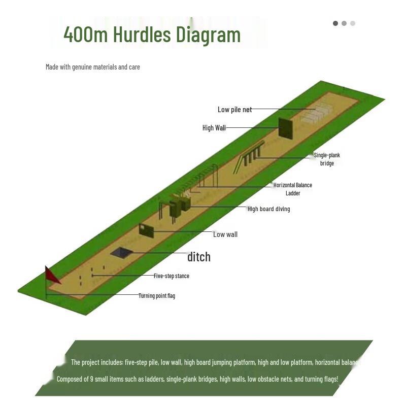 Delian-Tai 400m Obstacle Course Training Equipment