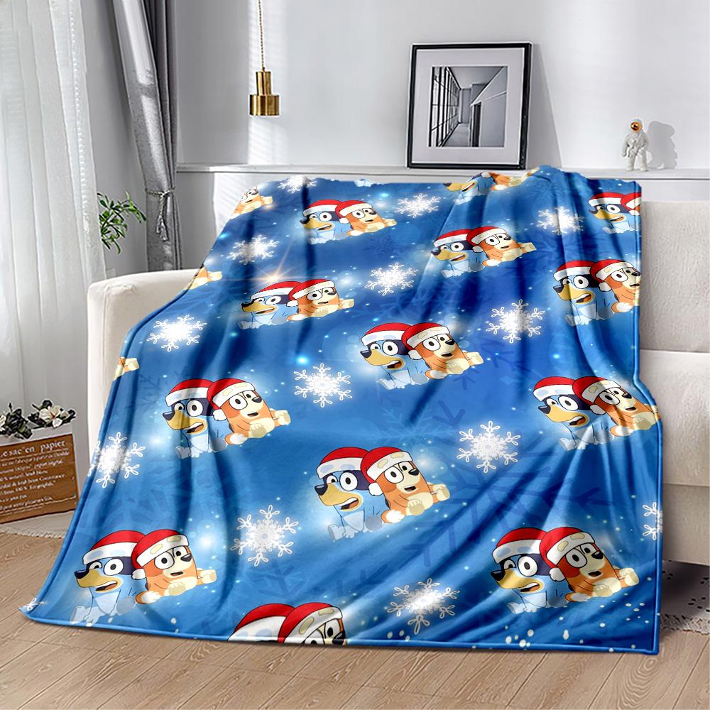 Bluey Bingo Hug Blanket Soft Warm Cozy Perfect for Bedding Couch Livingroom for All Occasions Playful Design Birthday Christmas Gift Blanket