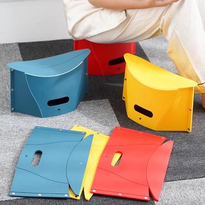 1PC Outdoor Portable Folding Plastic Stool, Mini Stool for Travel, Fishing, Music Festival, Home Use, Holiday Gift