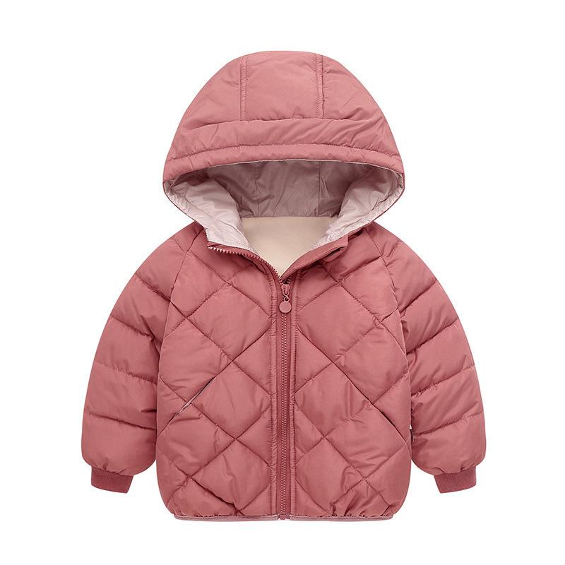 2023 Children's Cotton-padded Autumn and Winter Boys and Girls Casual Fleece Coats