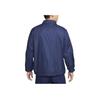 Nike Solid Color Logo Embroidered Single-Breasted Polo Casual Long Sleeve Jacket Men jackets Blue FN3317-410