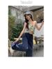 2024 Women's Hong Kong Retro High-Waist Wide-Leg Jeans: Autumn Loose Fit, Slimming Salt System, Casual Street Style