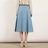 Bcbg Denim Pleated Skirt B5m3s202