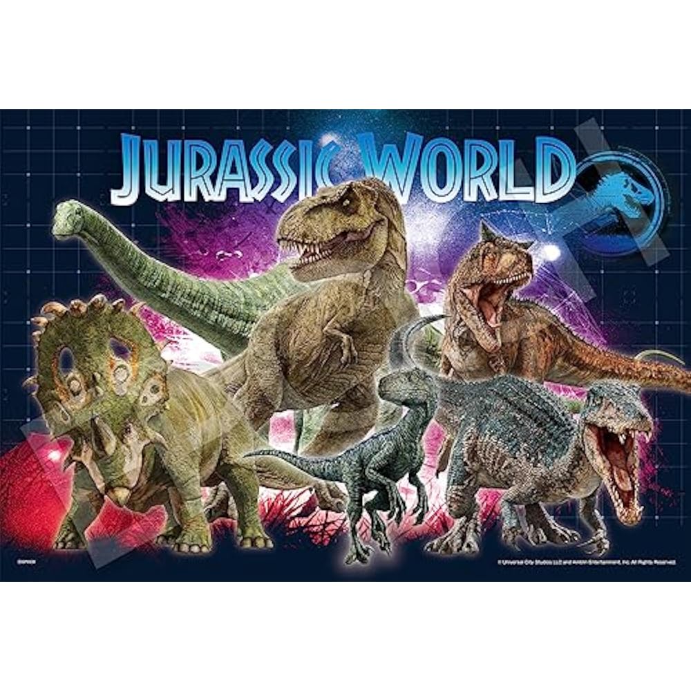 Epoch 300 Piece Jigsaw Puzzle Jurassic World Hologram Jurassic World (26 x 38 cm) 28-708 with glu...