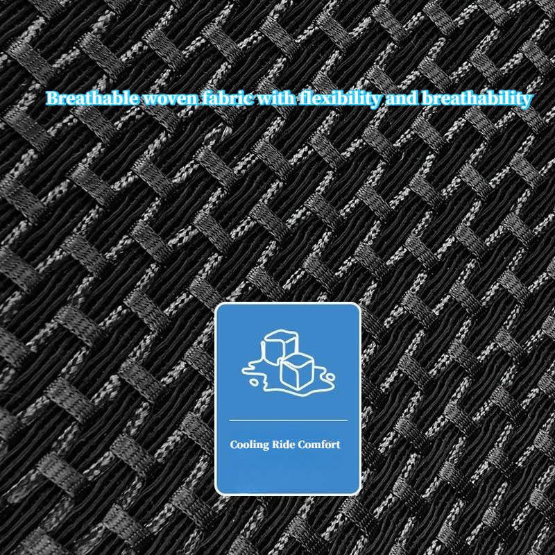 5-seater Full Set Premium Breathable Ice-Knit Car Seat Covers - Built-in Lumbar Support ,All-Season Universal Fit for Most Cars