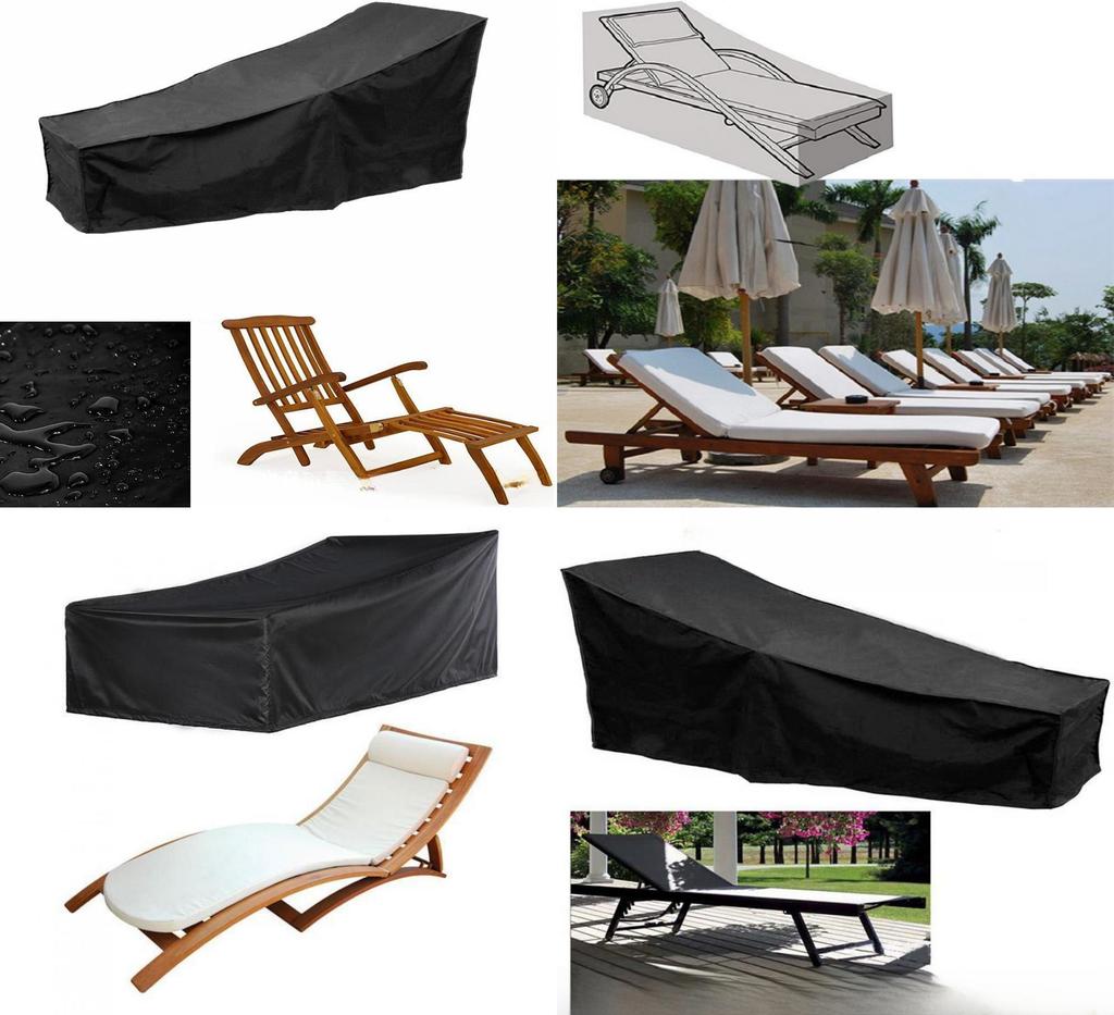 Wytrzymałe wodoodporne pokrowce na leżaki z wysokiej jakości tkaniny Oxford do użytku zewnętrznego