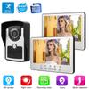 Telefone de Porta de Vídeo LCD 7" Kit Campainha Intercomunicador com Fio Sistema de Entrada Doméstica 1V2 815FC12