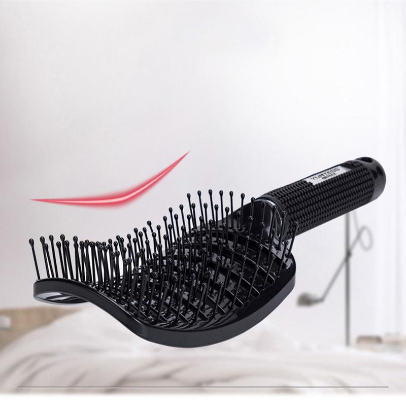 Massage Hair Brush Scalp Hairbrush Comb Professional Ribs Comb Hair Shampoo Brushes Hairdressing Comb Curly Hair Rib Comb