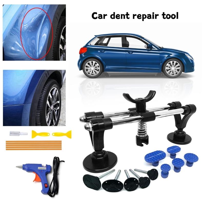 Car Dent Repair Universal Vehicle Dent Repair with Bridge Puller Damage Dent Remover Dent Removal Tool