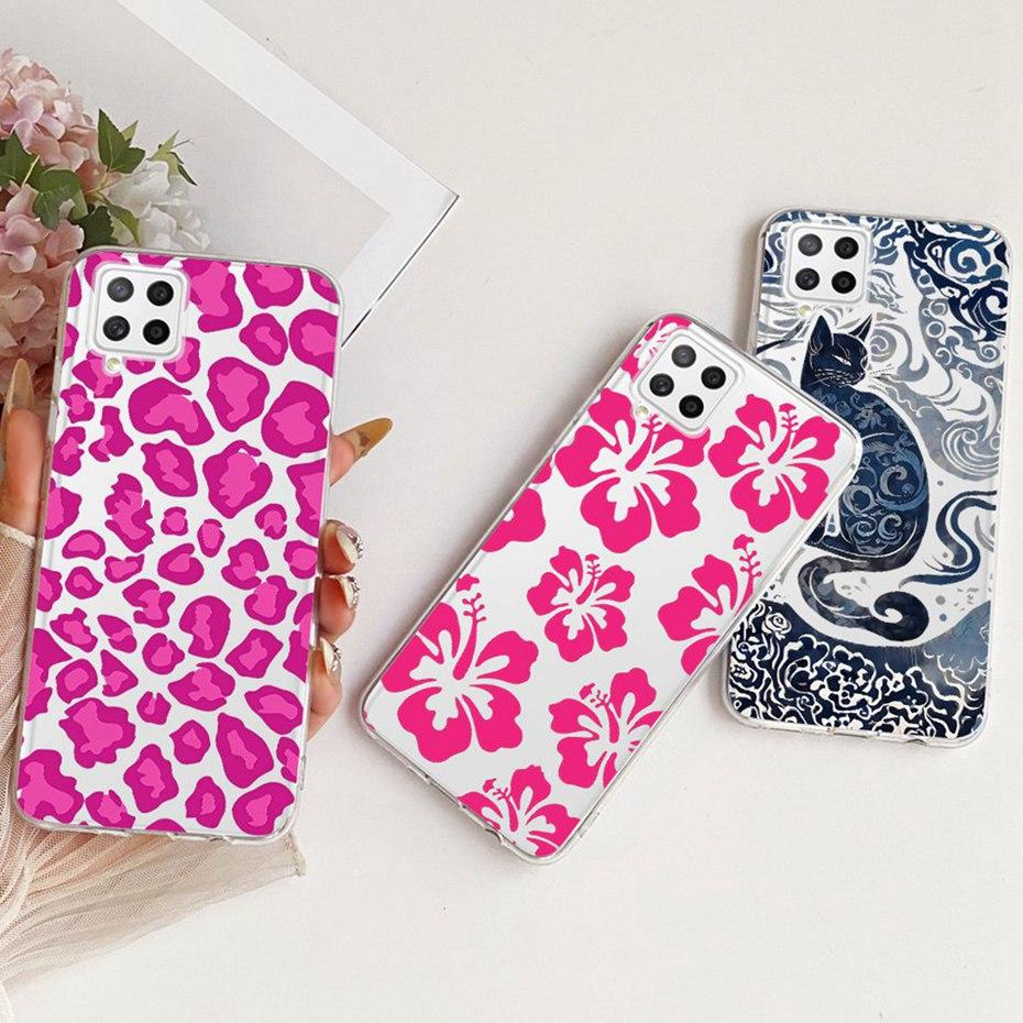 Clear TPU Case For Samsung Galaxy A22 Newest Style Phone Cases For Samsung A22 4G 5G SM-A226B A225F Soft Silicone Covers Bumpers