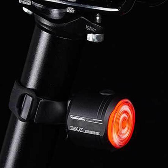 Bicycle Tail Light with Brake Sensor Waterproof USB Rechargeable Universal MTB Road Mountain Bike Cycling Night Riding Warning Rear Lamp