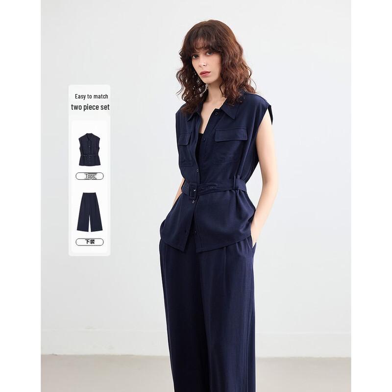 Demana Women s Linen Blend Two-Piece Set XL