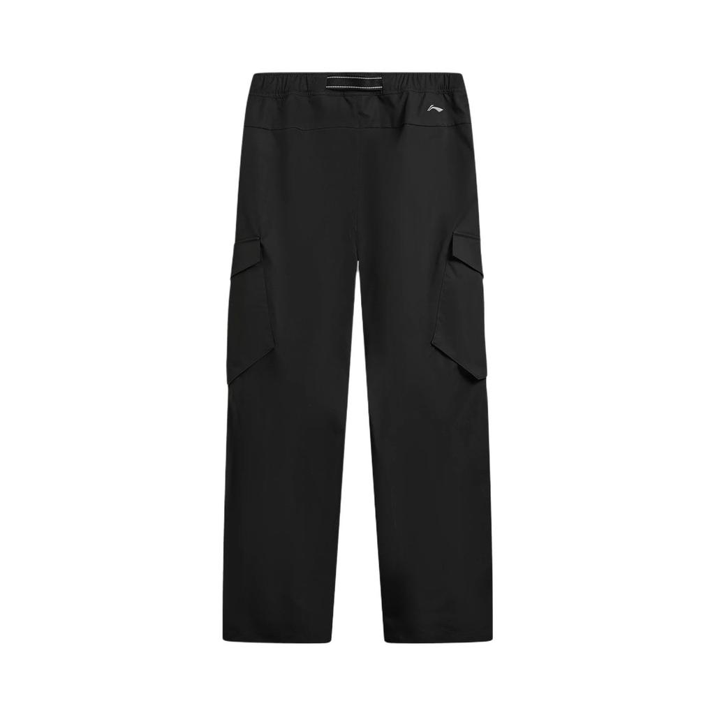 Li Ning Outdoor CF Water Repellent Solid Color Simple Versatile Sports Long Pants Men Bottoms AYKW113-3