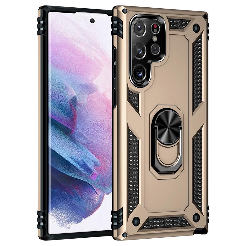 For Samsung Galaxy S23 Ultra Plus Case Luxury Military Grade Shockproof Armor 360 Ring Cover For Galaxy S 23 Ultra Plus S23Ultra S23Plus Phone Cases