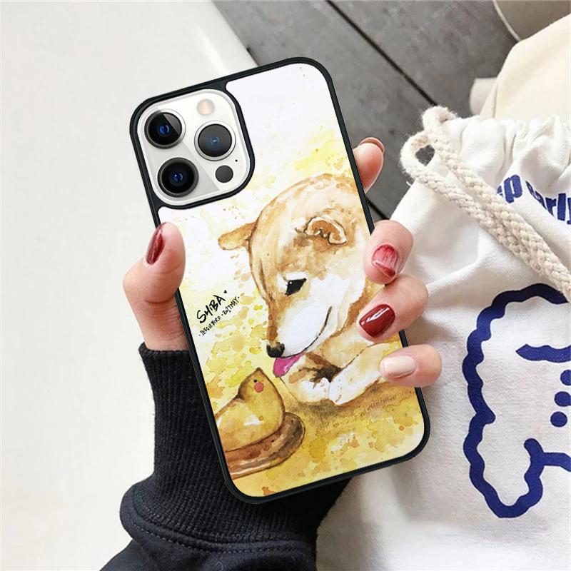 Animal Shiba Inu Phone Case For iPhone 17 Air 15 16 Cover 11 13 14 Pro Max 12 Plus Max Fundas