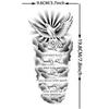 1 Sheet Bless Belief Faith Engraved Temporary Tattoos Family Love Tatoos Waterproof Realistic Fake Tattoo Stickers Long Lasting