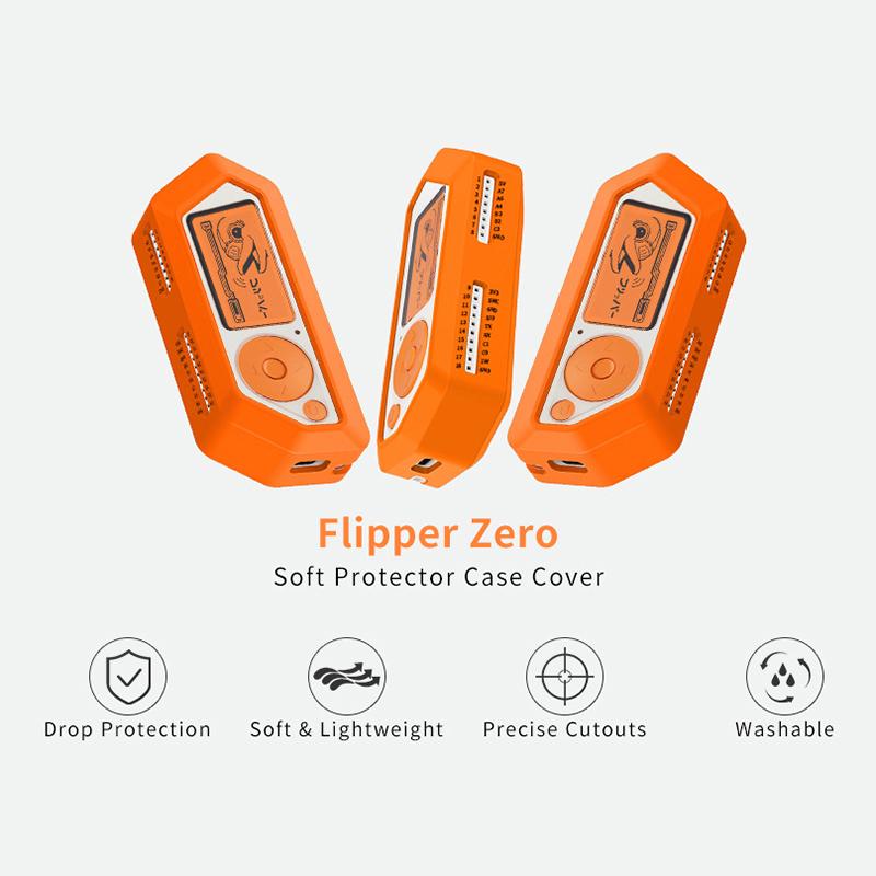 Silicone Protective Case For Flipper Zero Game Console Protective Cover Anti-Slip Case For Flipper Zero Game Accessories